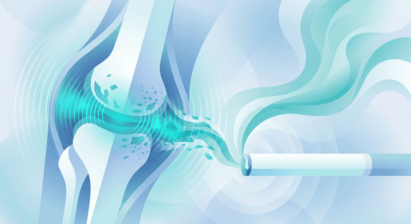 Medical illustration for Basado en PubMed | ¿Es cierto que fumar aumenta el riesgo de padecer artritis y puede empeorar sus síntomas? - Persly Health Information