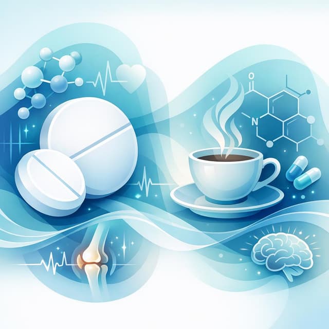 Is it safe to have caffeine with aspirin?
