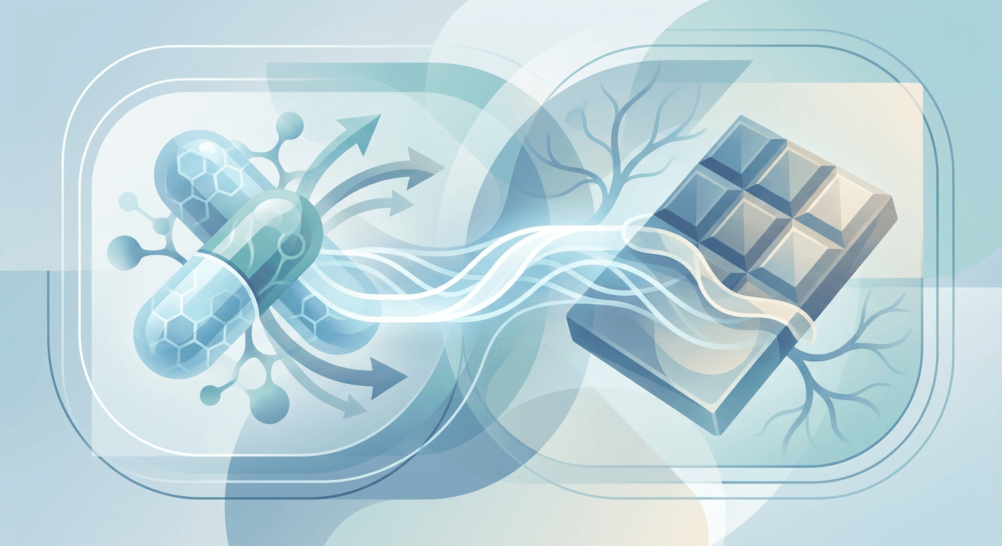 Medical illustration for Can you eat chocolate with aspirin? Safety explained - Persly Health Information