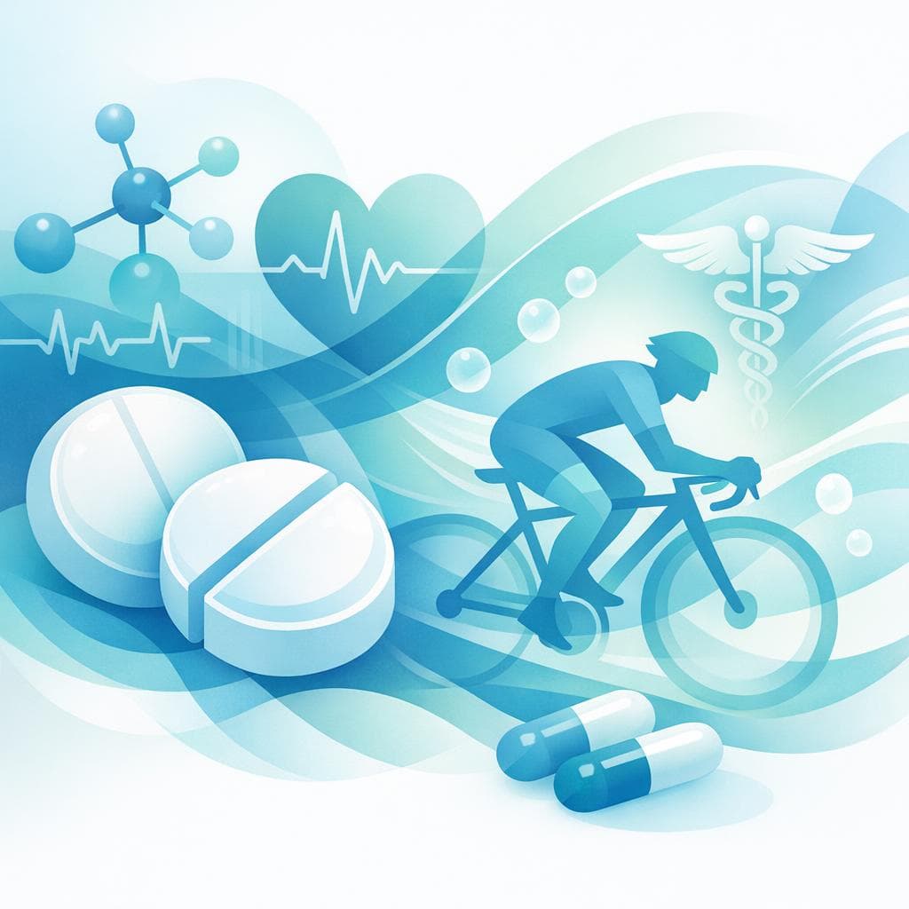 Medical illustration for Cycling on aspirin: safety and smart precautions - Persly Health Information