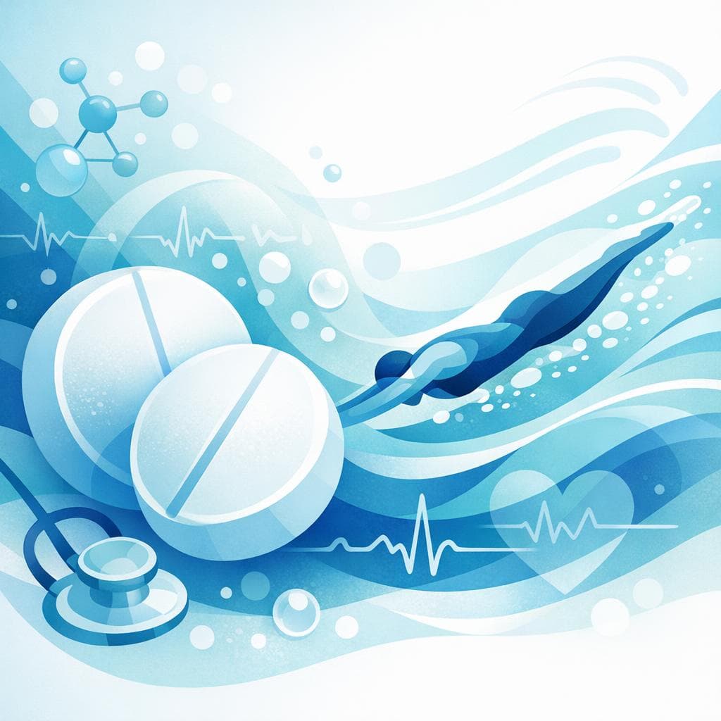 Medical illustration for Swimming on aspirin: Is it safe and how to stay safe - Persly Health Information