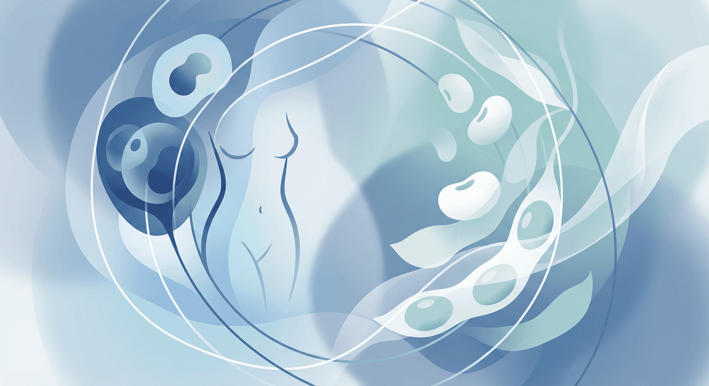 Medical illustration for 乳腺癌能吃大豆吗？安全性与影响详解 - Persly Health Information