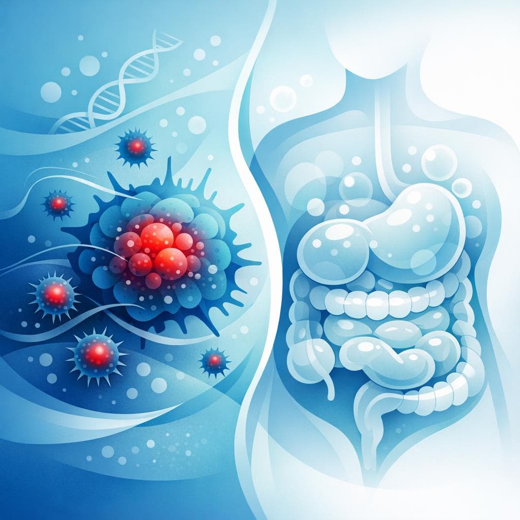 Medical illustration for Is Bloating a Symptom of Cancer? Causes and Care - Persly Health Information
