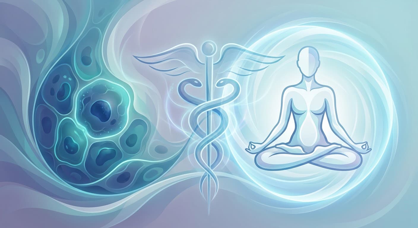 Medical illustration for 癌症患者冥想是否安全？关键注意事项与指南 - Persly Health Information