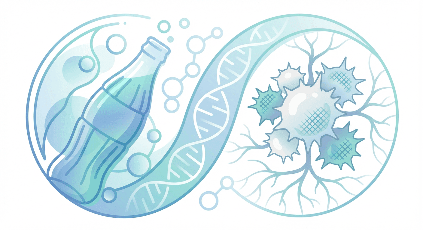 Medical illustration for 癌症期间能喝苏打饮料吗？安全性与影响详解 - Persly Health Information
