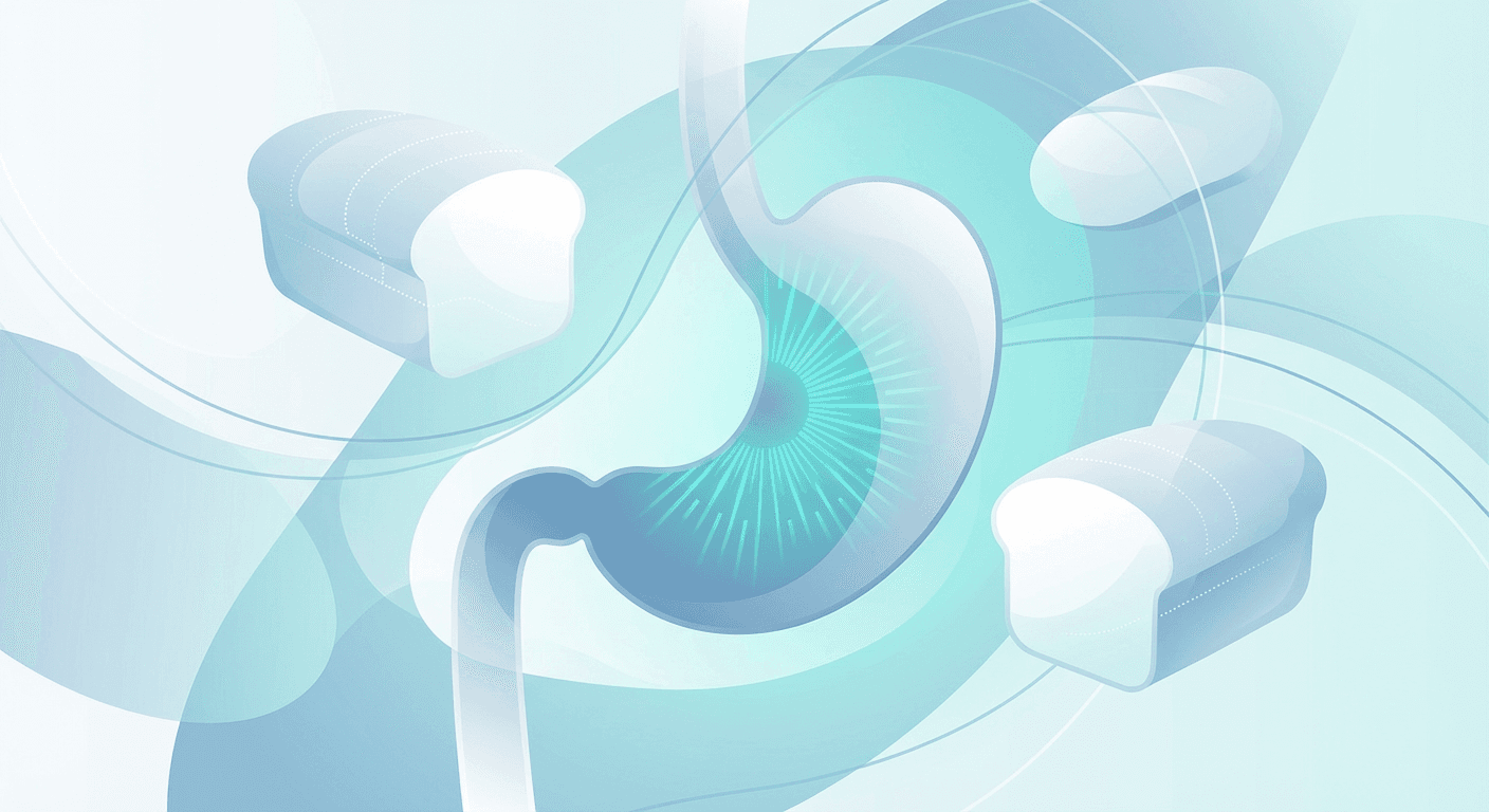 Medical illustration for 基于PubMed资料 | 胃炎患者吃白面包有助于缓解症状,这一说法是真的吗? - Persly Health Information