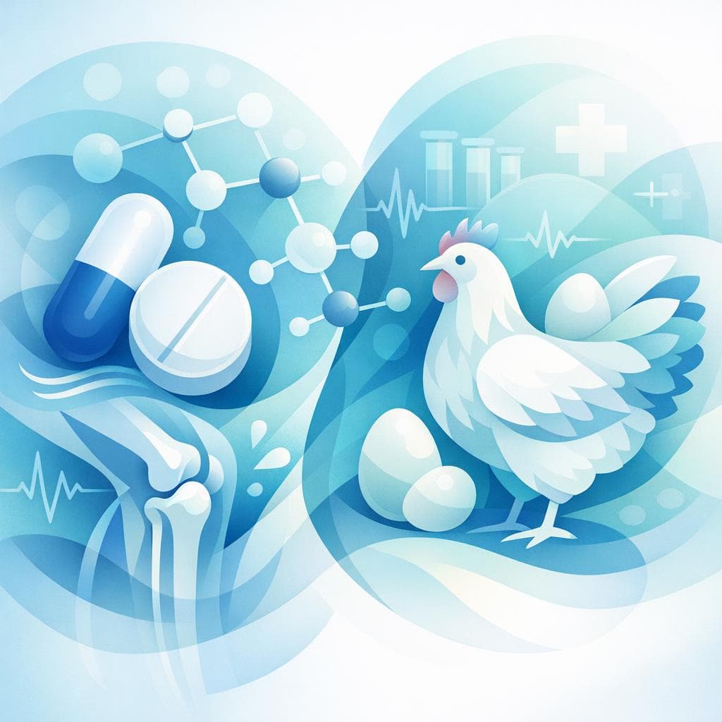 Medical illustration for 이부프로펜 복용 중 닭고기 먹어도 되나요? - Persly Health Information