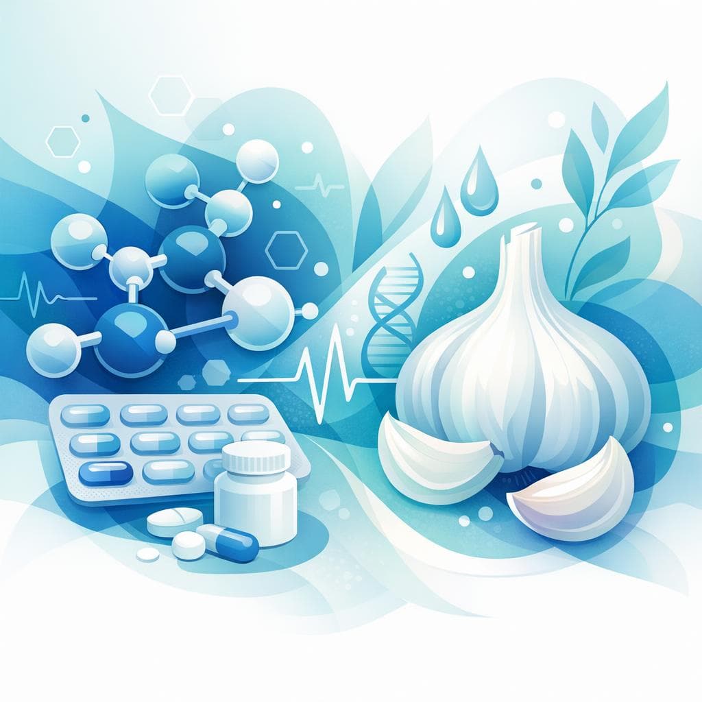 Medical illustration for 이부프로펜 복용 중 마늘 섭취, 괜찮을까요? - Persly Health Information