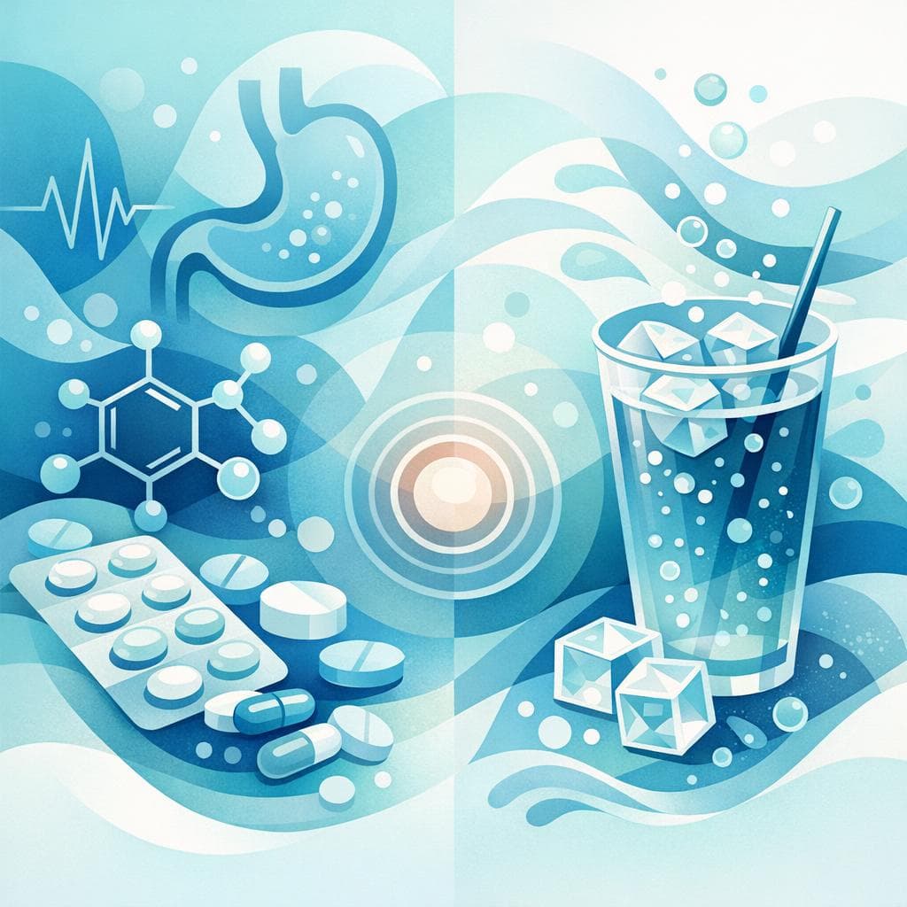 Medical illustration for Can you drink soda with ibuprofen? Safety and tips - Persly Health Information