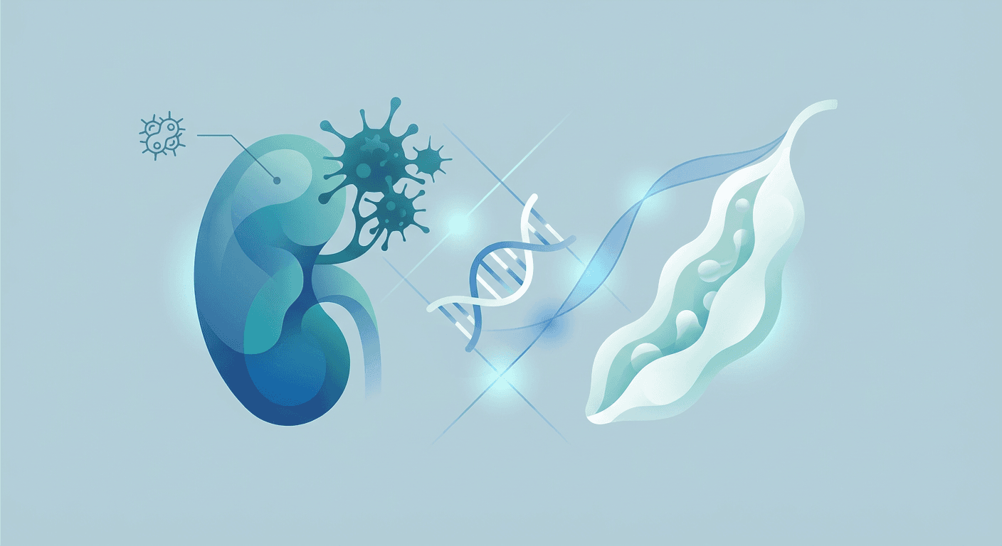 Medical illustration for 肾癌患者能吃大豆吗？安全性与影响详解 - Persly Health Information