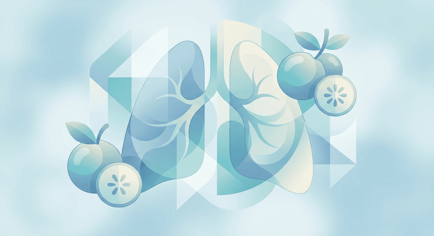 Medical illustration for 肺癌能吃水果吗？安全性与实用建议 - Persly Health Information