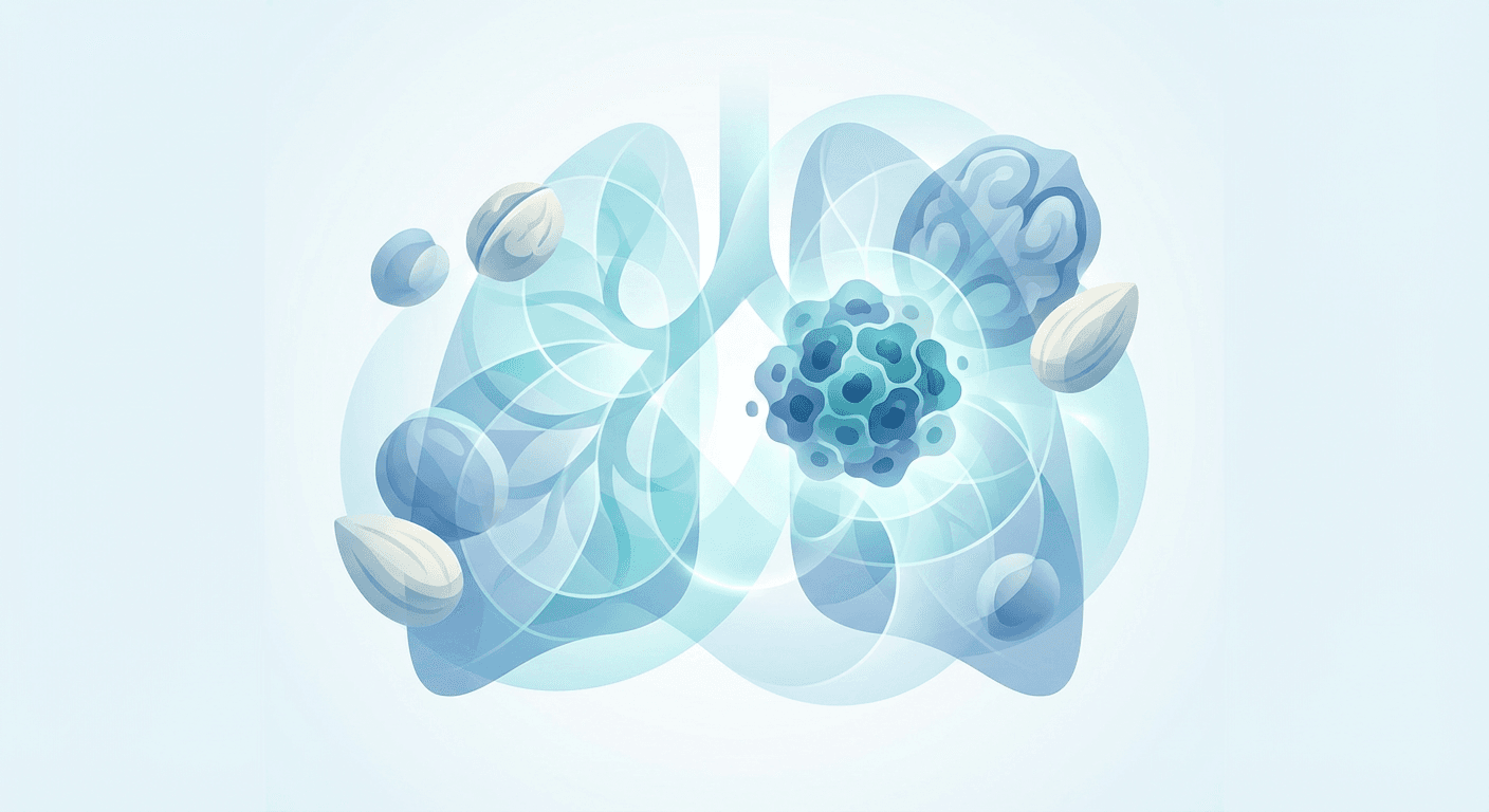 Medical illustration for Are nuts safe to eat with lung cancer? - Persly Health Information