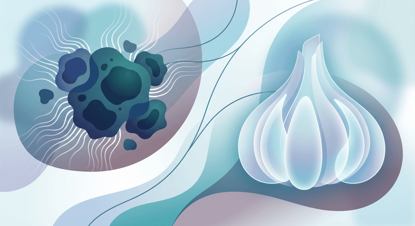 Medical illustration for Based on PubMed | Is there evidence that eating garlic or taking garlic supplements prevents melanoma or improves outcomes for people with melanoma? - Persly Health Information