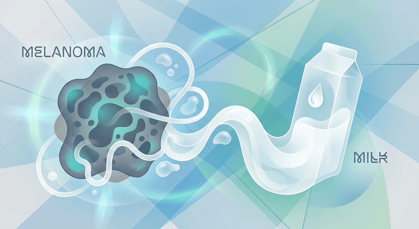 Medical illustration for Based on PubMed | Does drinking milk increase the risk of melanoma? - Persly Health Information
