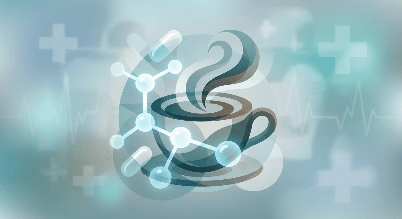 Medical illustration for ナプロキセン服用中にコーヒーを飲んでも安全ですか？ - Persly Health Information