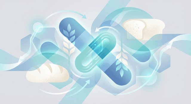 Does eating bread with omeprazole affect its absorption or reduce its effectiveness?