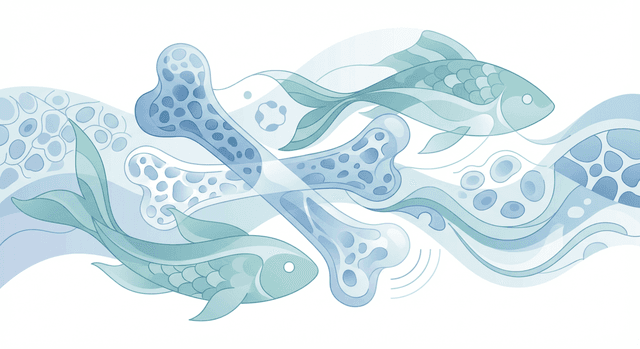 Based on PubMed | Does eating fish rich in omega-3s or taking fish oil supplements help prevent osteoporosis or improve bone density?