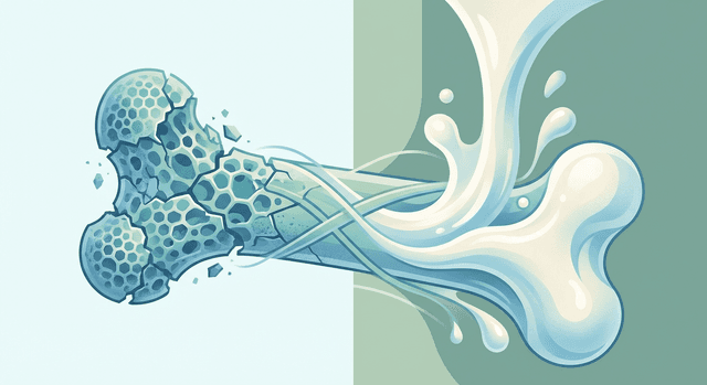 Based on NIH | Does drinking milk reduce the risk of osteoporosis in postmenopausal women?