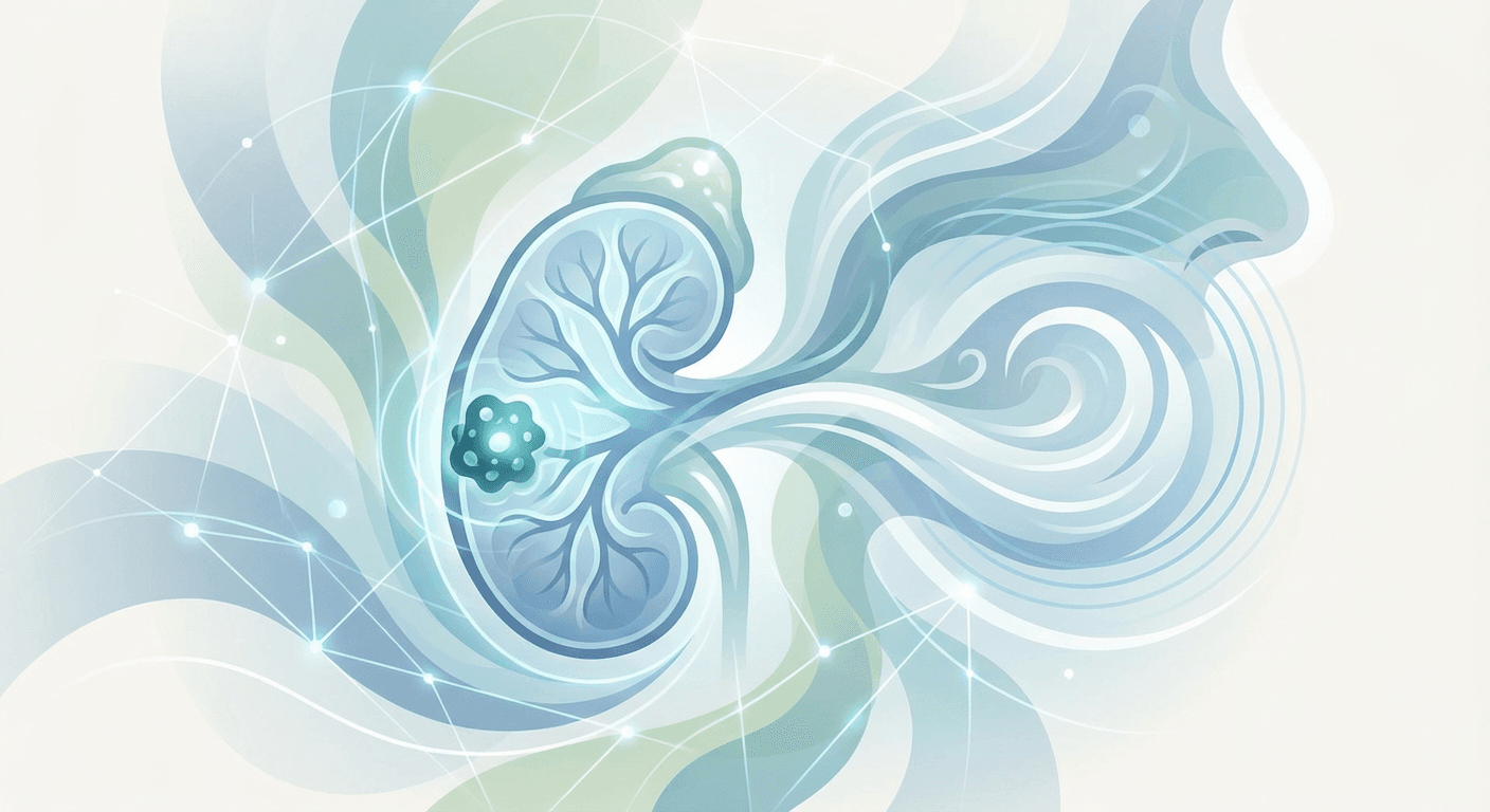 Medical illustration for Basado en OMS | ¿Puede la tos persistente ser un síntoma del cáncer suprarrenal? - Persly Health Information