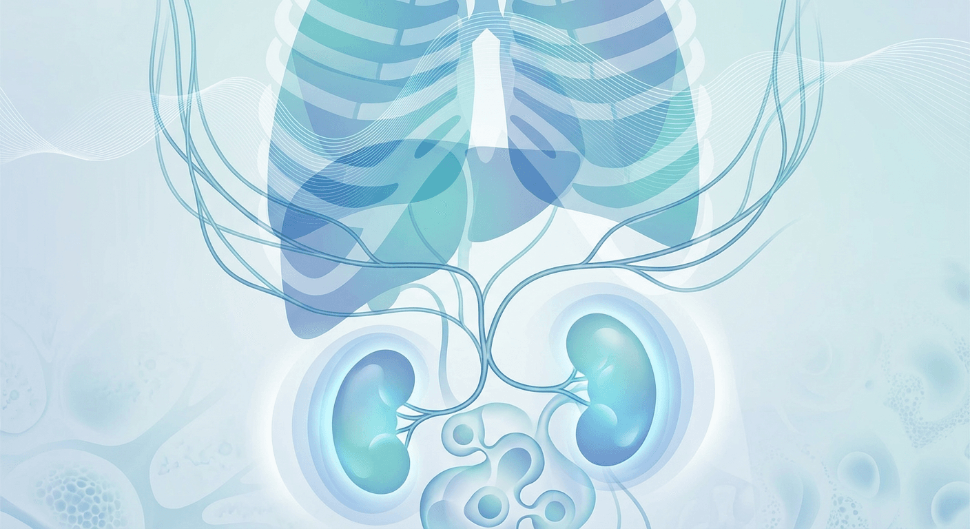 Medical illustration for 基于WHO资料 | 肾上腺癌是否会引起气短(呼吸急促),这种症状通常由什么原因造成,出现时应做哪些检查并何时需要就医? - Persly Health Information