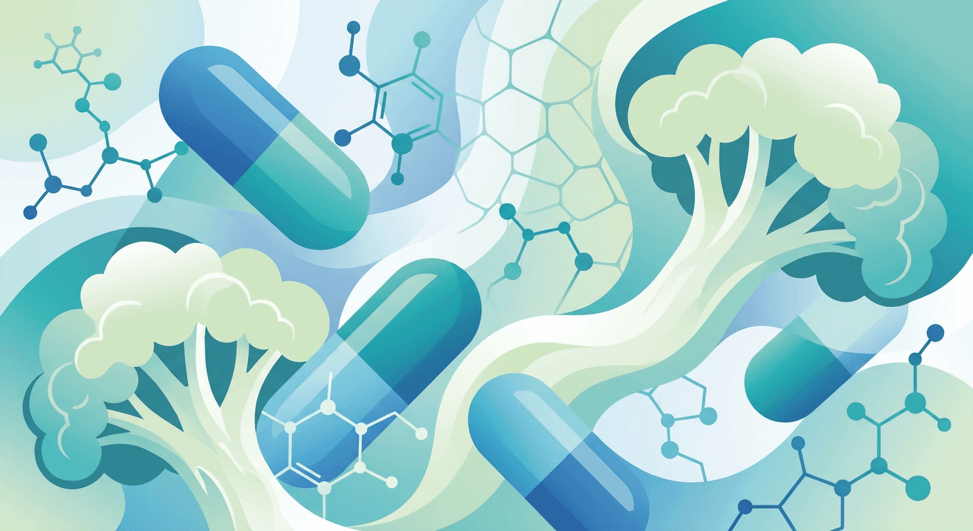 Medical illustration for Is it safe to take amoxicillin with broccoli, or can broccoli interfere with the antibiotic’s absorption or effectiveness? - Persly Health Information
