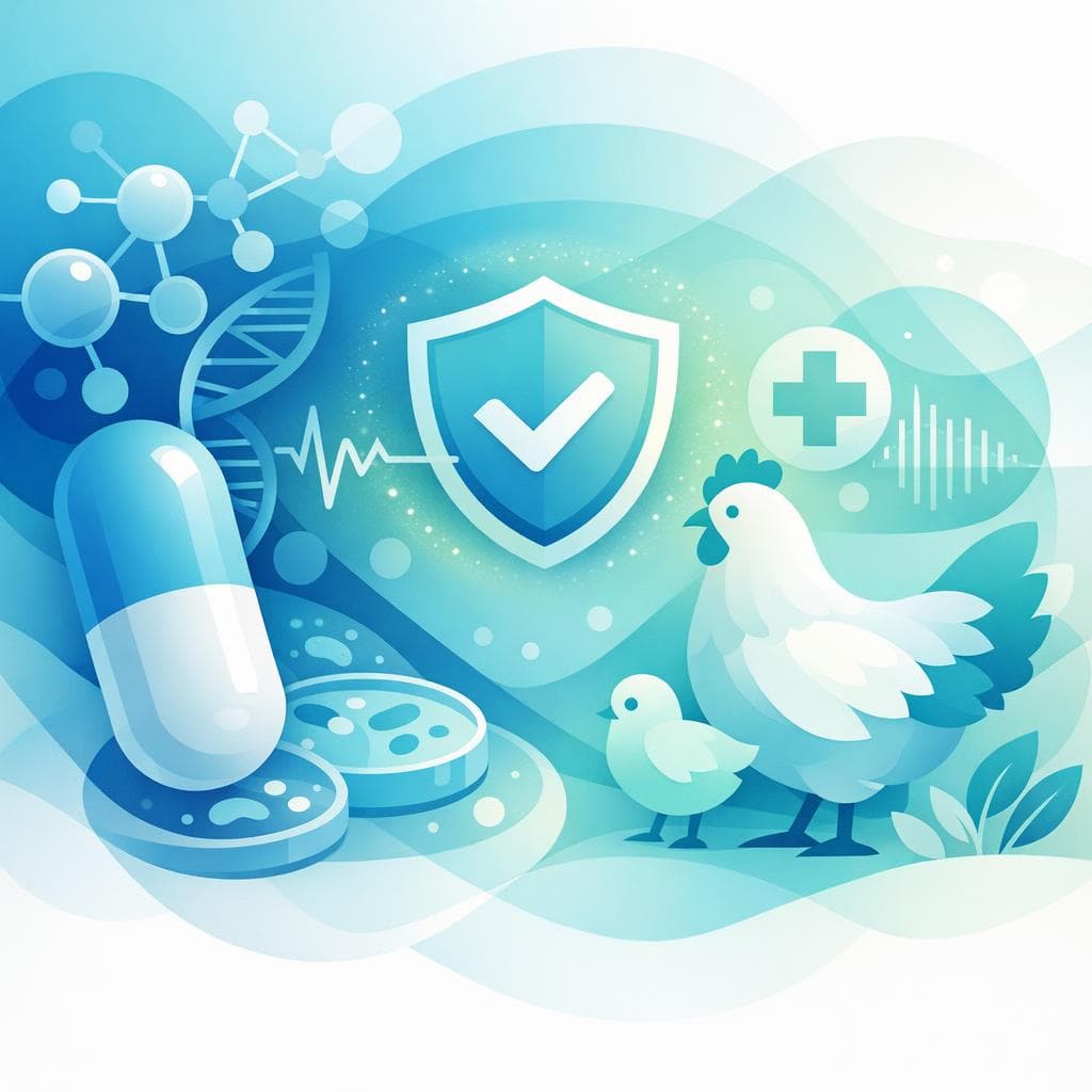 Medical illustration for Based on NIH | Is it safe to eat chicken while taking amoxicillin, or could poultry consumption interfere with the antibiotic’s effectiveness? - Persly Health Information