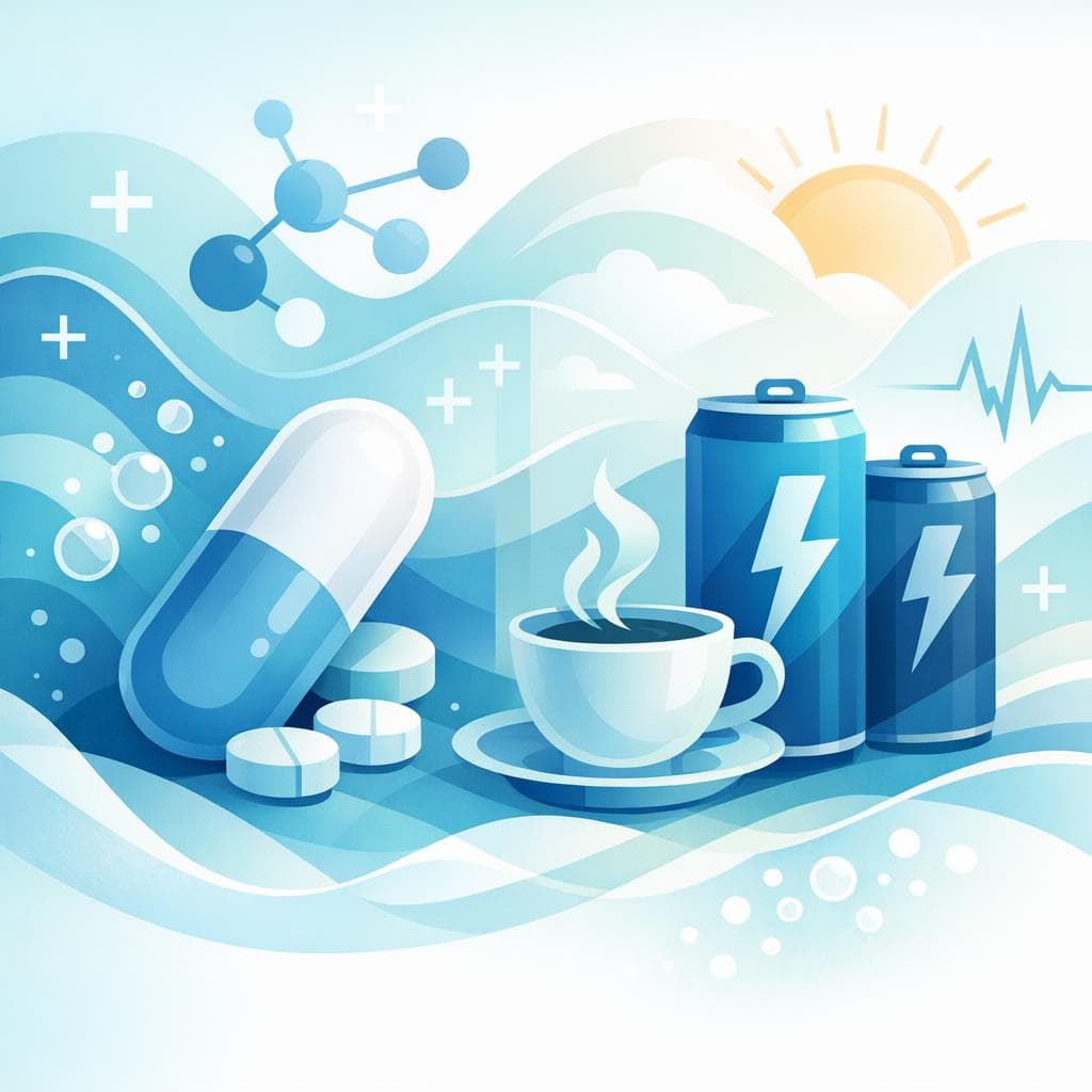 Medical illustration for 미국 NIH 자료 기반 | 아목시실린을 아침에 에너지 음료와 함께 복용해도 안전한가요? - Persly Health Information