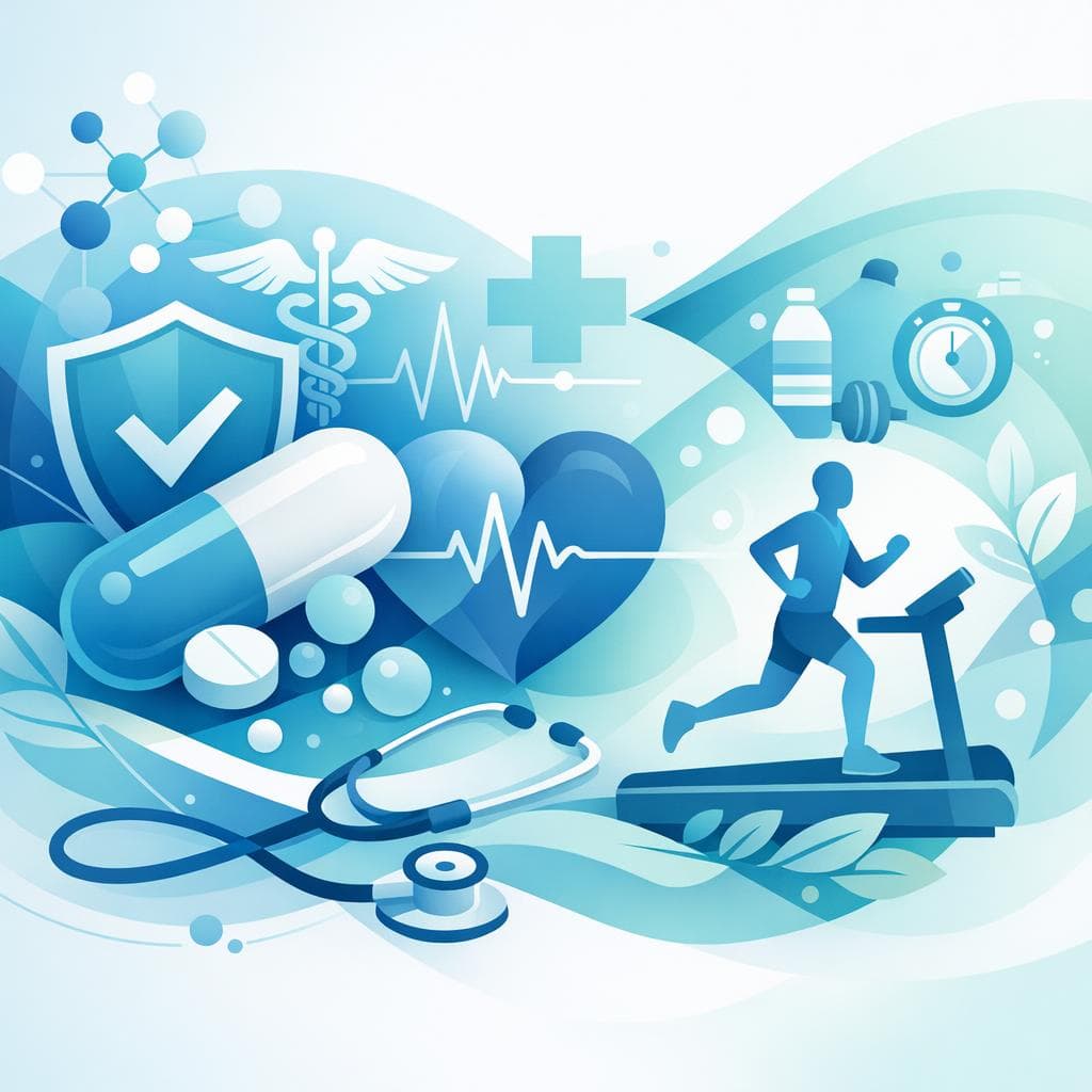 Medical illustration for Based on NIH | Is it safe to exercise every day while taking amoxicillin, or could regular workouts reduce its effectiveness or increase side effects? - Persly Health Information