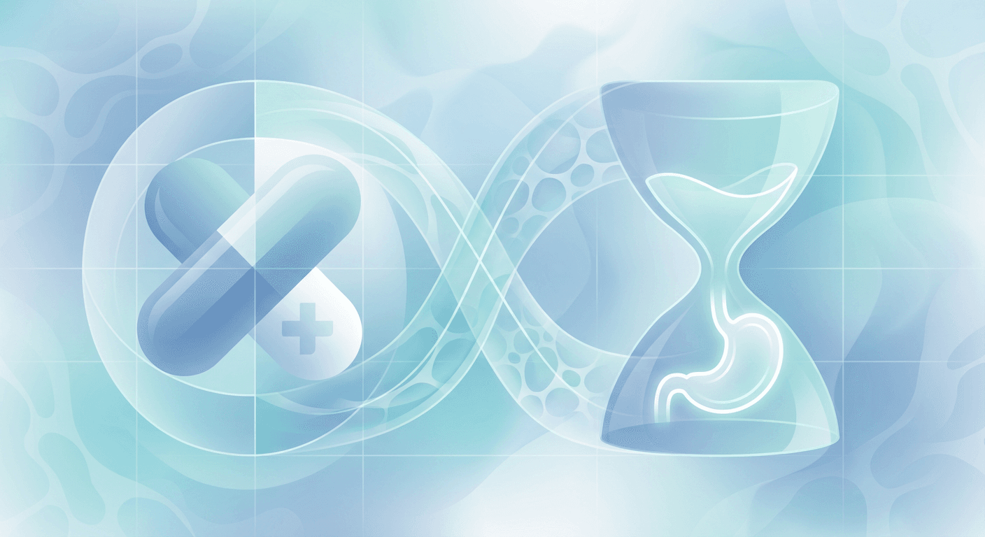 Medical illustration for 阿莫西林需要空腹服用吗?空腹服用与随餐服用在疗效或副作用上有差别吗? - Persly Health Information