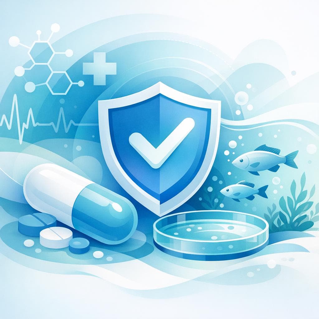 Medical illustration for Based on PubMed | Is it safe to administer amoxicillin to aquarium fish every day, or does daily use increase the risk of toxicity and antibiotic resistance? - Persly Health Information