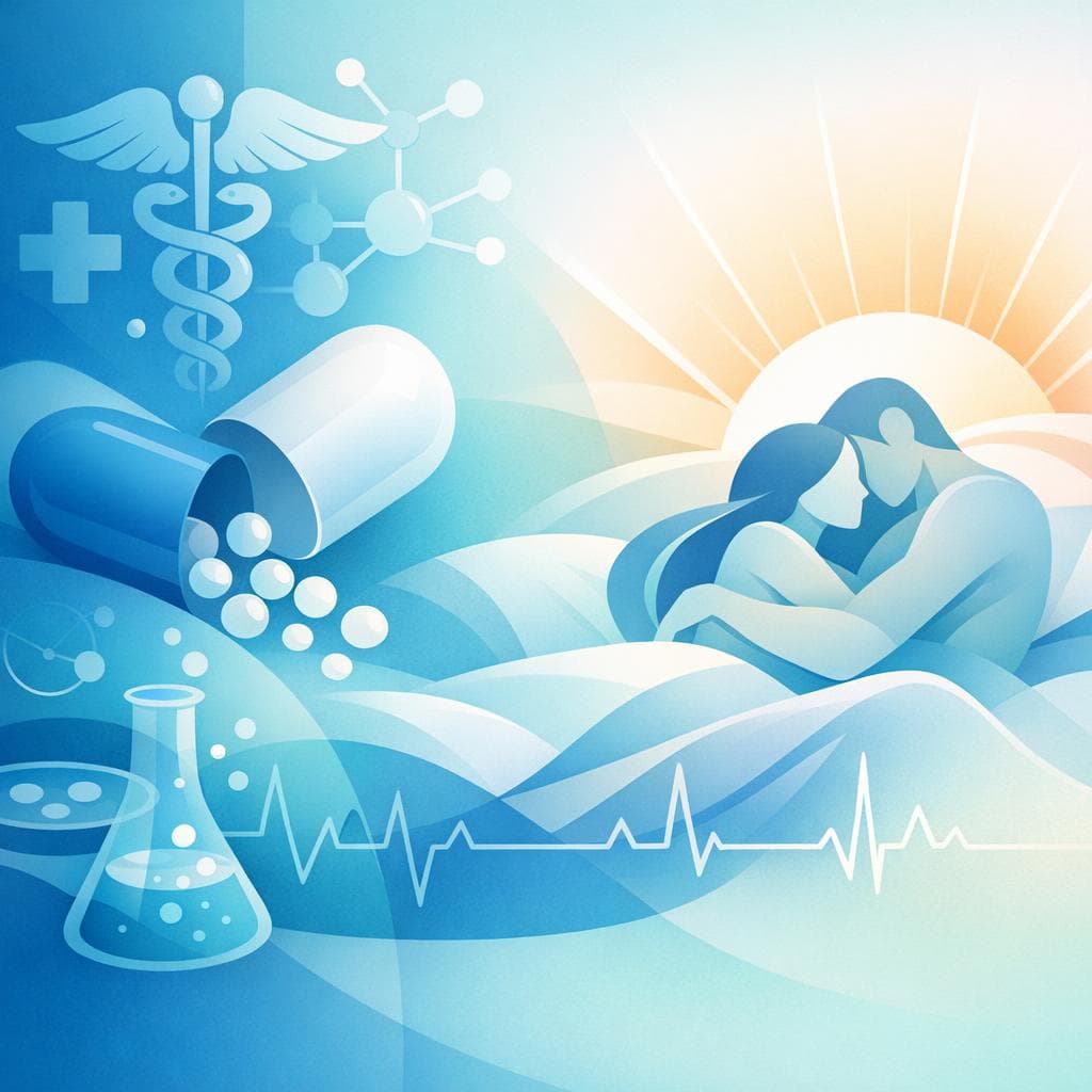 Medical illustration for 미국 NIH 자료 기반 | 아목시실린을 복용 중일 때 아침에 성관계를 해도 안전한가요? - Persly Health Information