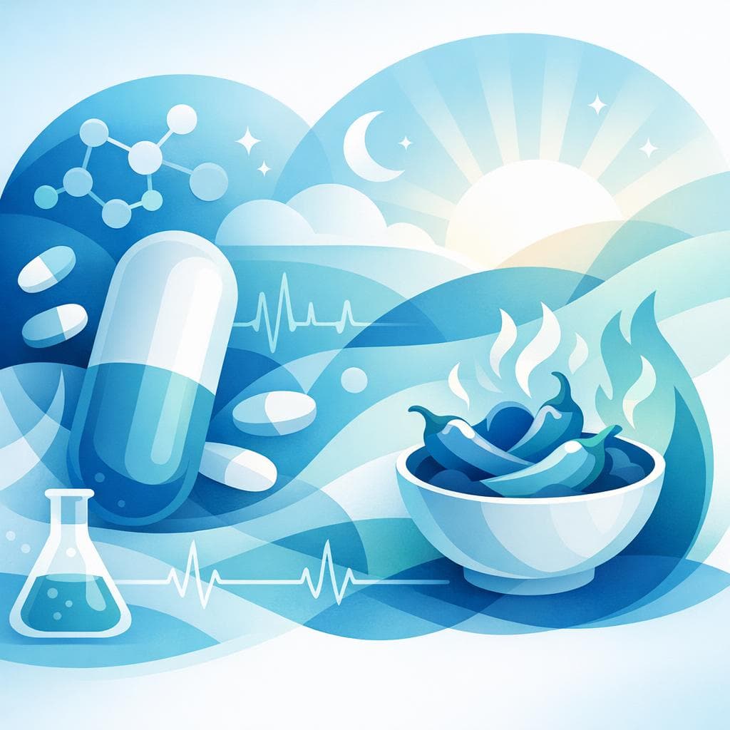 Medical illustration for 미국 NIH 자료 기반 | 아목시실린을 아침에 복용할 때 매운 음식과 함께 먹으면 약효나 위장 부작용에 영향을 줄까요? - Persly Health Information