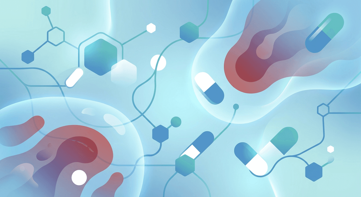 Medical illustration for 미국 NIH 자료 기반 | 아스피린을 복용할 때 붉은 고기를 자주 섭취하면 위장관 출혈이나 위궤양 위험이 증가한다는 말이 사실인가요? - Persly Health Information