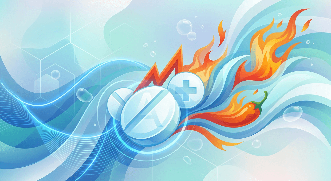 Medical illustration for 基于美国NIH资料 | 网传阿司匹林不能和辛辣食物同吃,否则容易引起胃出血,这是真的吗? - Persly Health Information