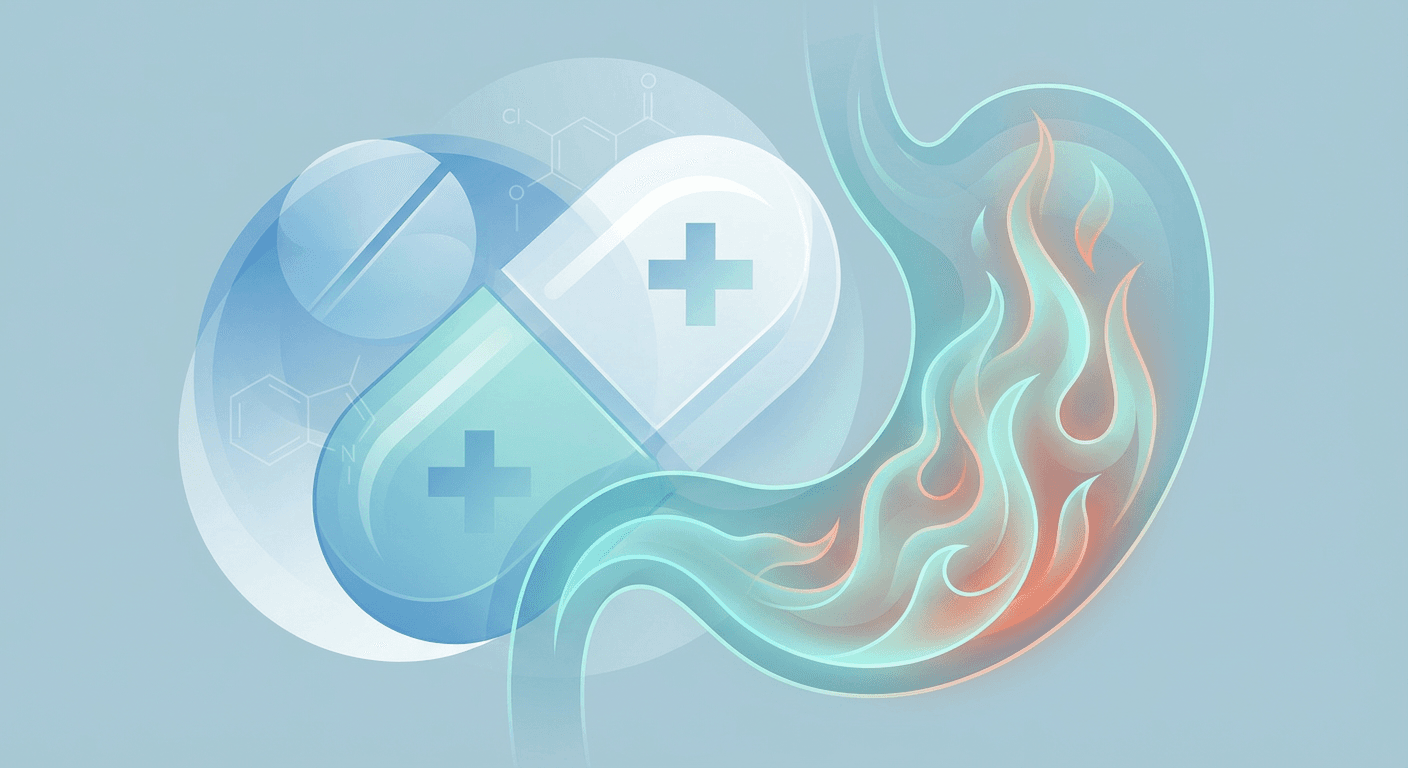 Medical illustration for ¿Puedo comer picante si tomo aspirina? Interacciones y ri... - Persly Health Information