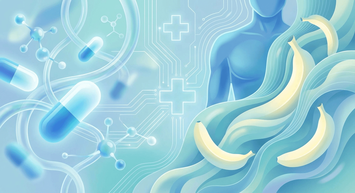 Medical illustration for 아토르바스타틴 복용 중 바나나와의 상호작용이나 섭취 시 주의할 점이 있나요? - Persly Health Information