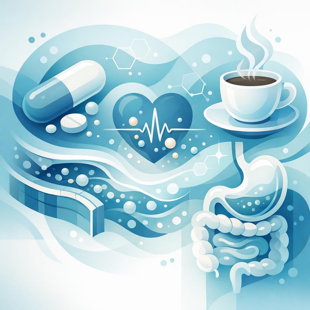 Medical illustration for Basado en NIH de EE.UU. | ¿Puedo tomar café después de tomar atorvastatina o hay riesgo de interacción? - Persly Health Information