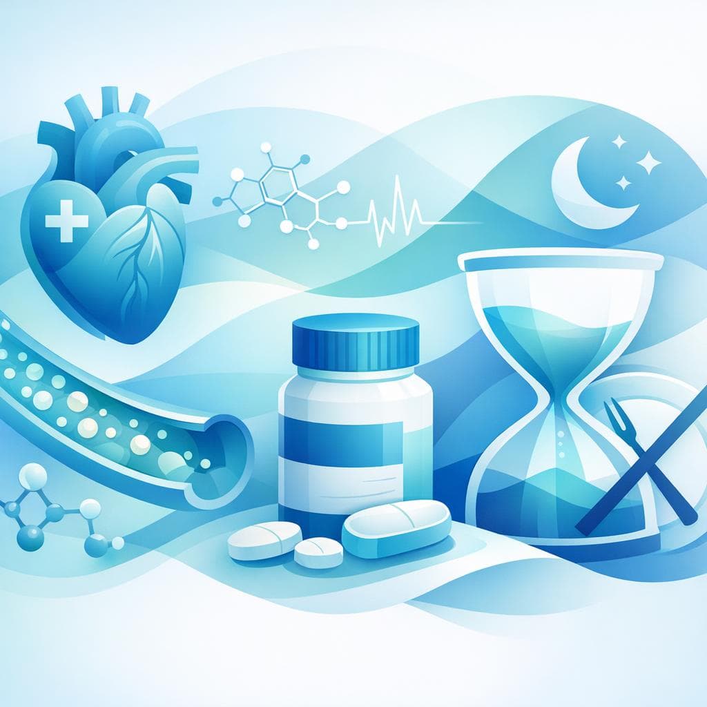 Medical illustration for Based on NIH | Should atorvastatin be taken on an empty stomach, and does fasting require any dose adjustments or precautions? - Persly Health Information