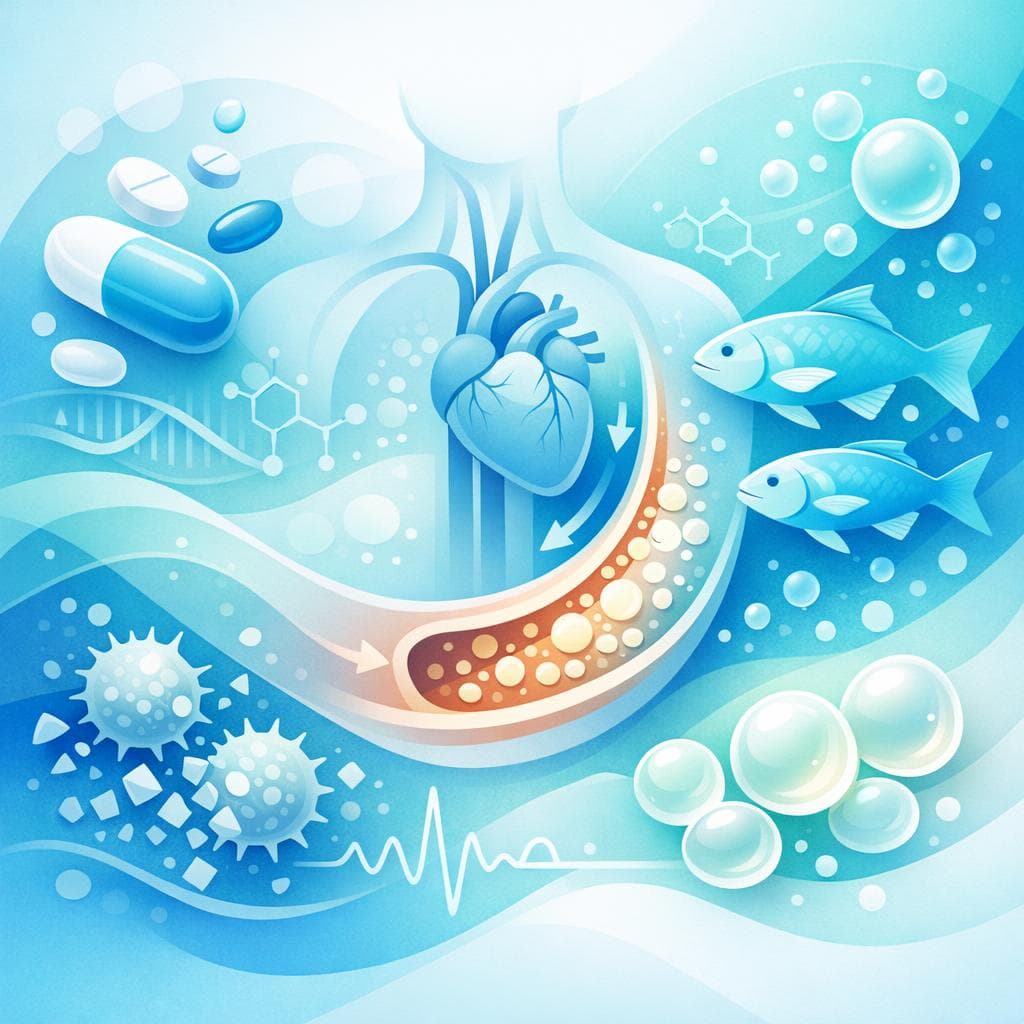Medical illustration for Based on NIH | Is it safe to eat fish shortly after taking atorvastatin, or should I wait a certain amount of time? - Persly Health Information