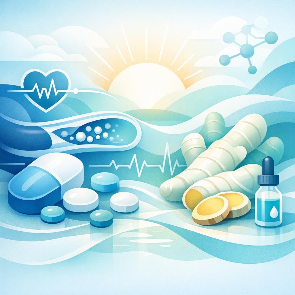 Medical illustration for Based on PubMed | Is it safe to have ginger in the morning while taking atorvastatin? - Persly Health Information