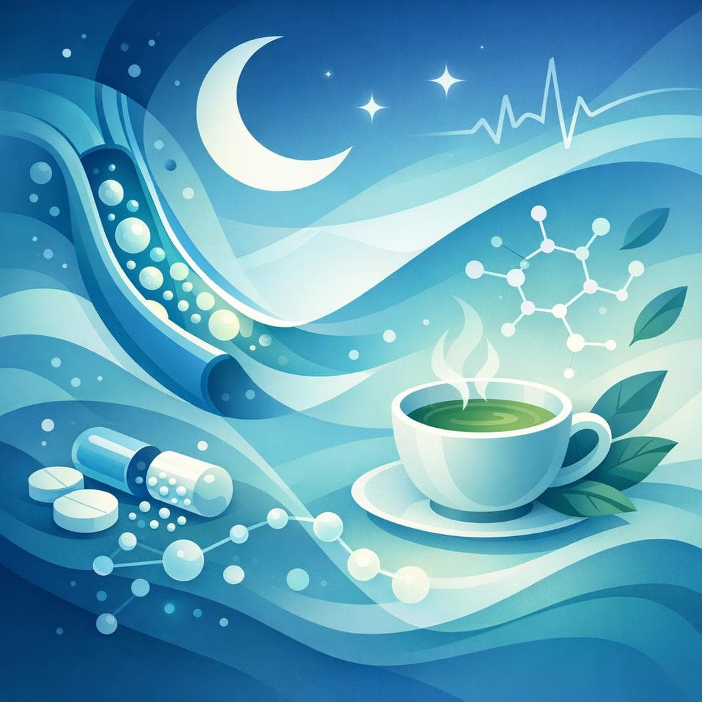 Medical illustration for Based on PubMed | Is it safe to drink green tea at night while taking atorvastatin, or could it interact with the medication? - Persly Health Information