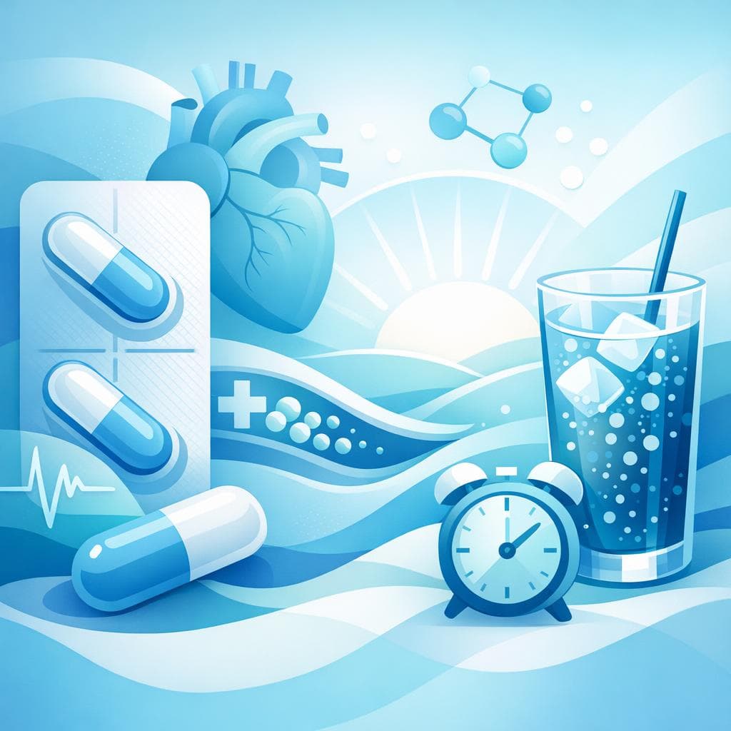 Medical illustration for PubMed 자료 기반 | 아침에 탄산음료(소다)와 함께 아토르바스타틴을 복용해도 약효 저하나 유해한 상호작용 위험이 없나요? - Persly Health Information