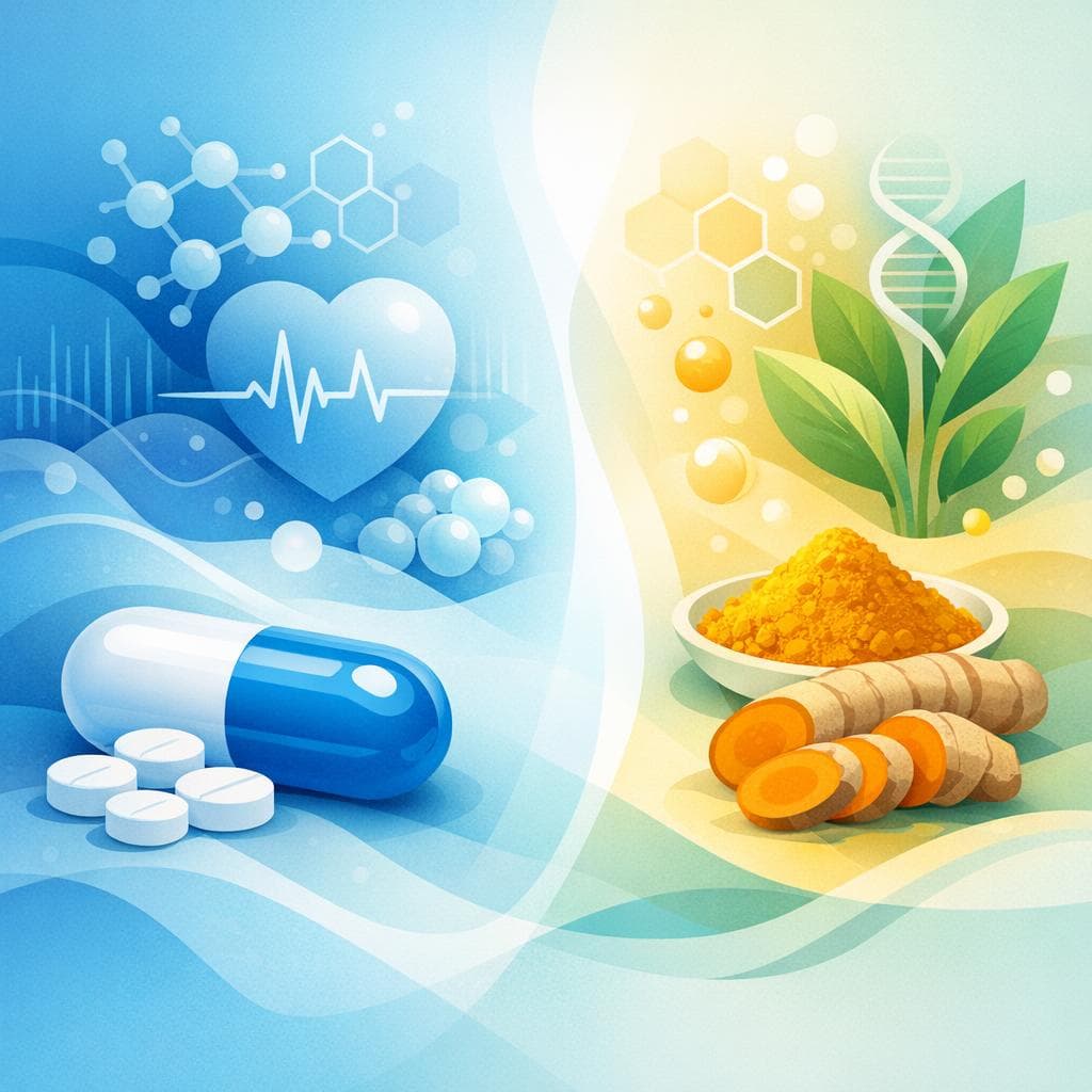 Medical illustration for Based on PubMed | Is it safe to take turmeric shortly before taking atorvastatin, or should I avoid it and wait a certain amount of time between them? - Persly Health Information