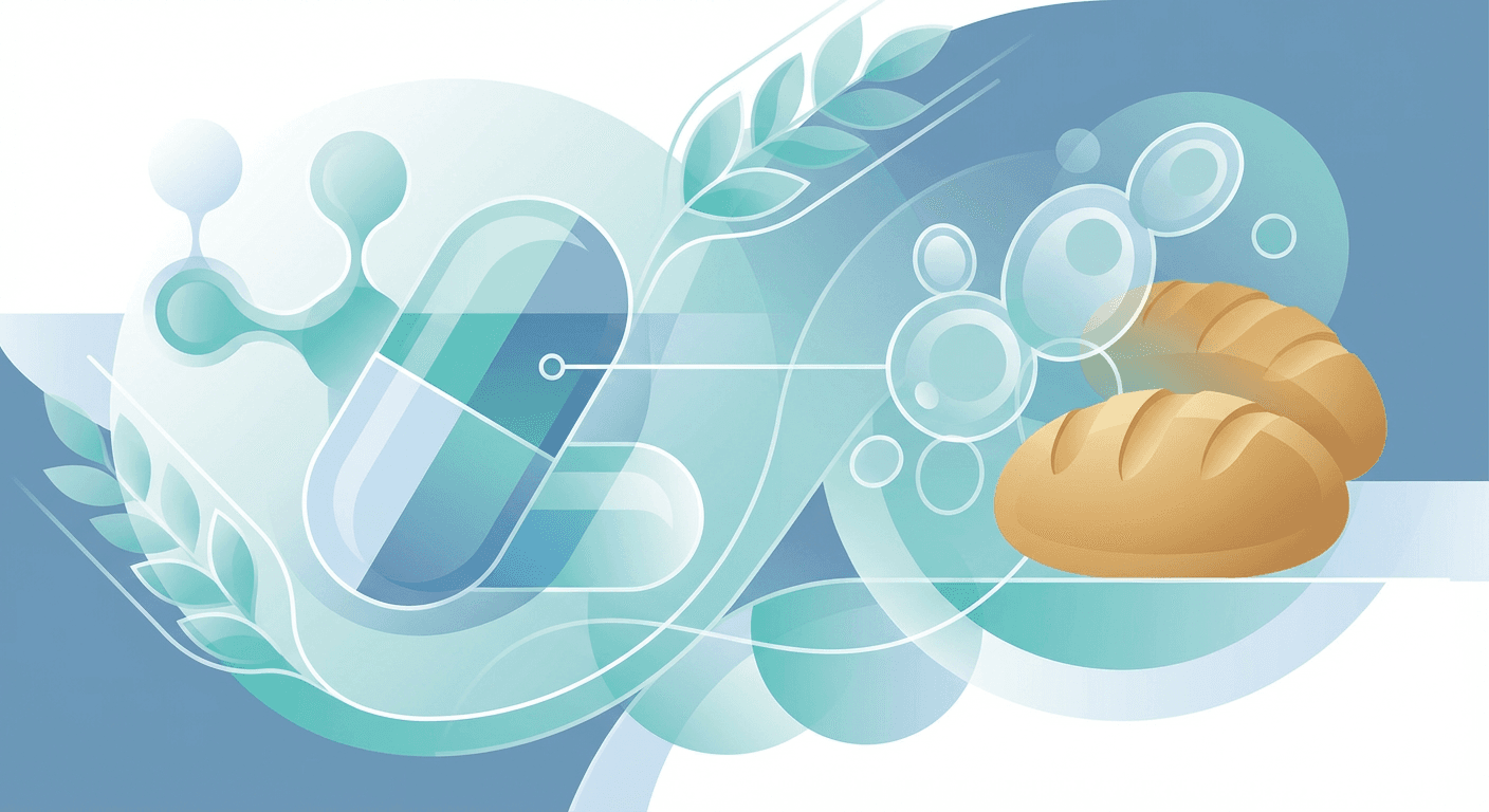 Medical illustration for WHO 자료 기반 | 아지트로마이신을 빵과 함께 복용해도 되나요? - Persly Health Information