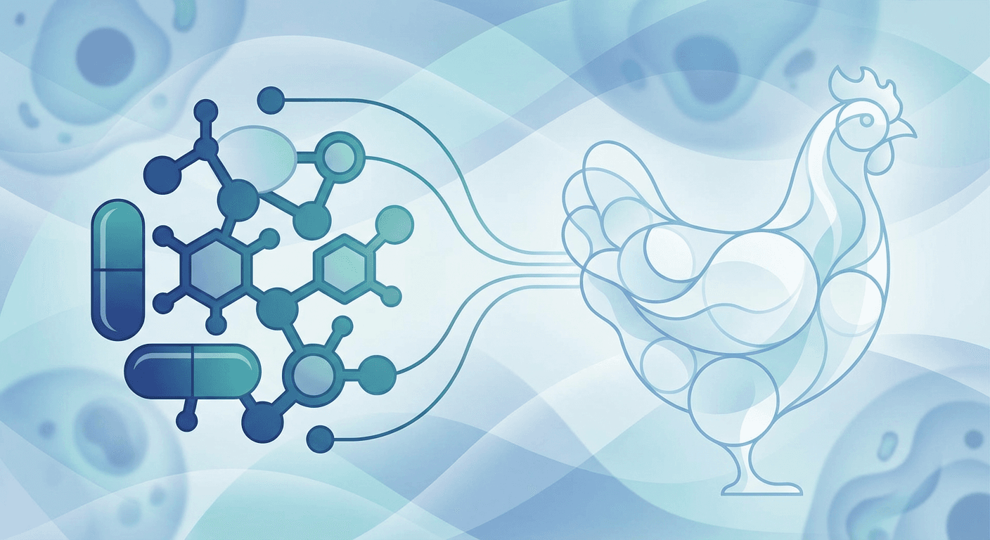 Medical illustration for 基于WHO资料 | 吃了未熟鸡肉后出现腹泻并怀疑弯曲菌或沙门氏菌感染,服用阿奇霉素(Azithromycin)是否有效且安全? - Persly Health Information