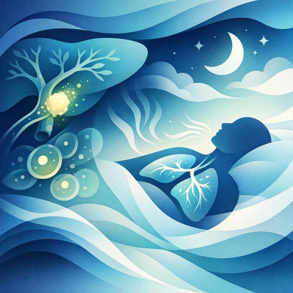 Medical illustration for Based on NIH | Can bile duct cancer cause shortness of breath at night? - Persly Health Information