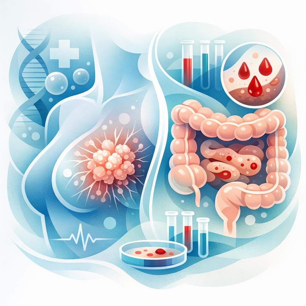 Medical illustration for 血便是乳腺癌常见症状吗?原因与应对指南 - Persly Health Information