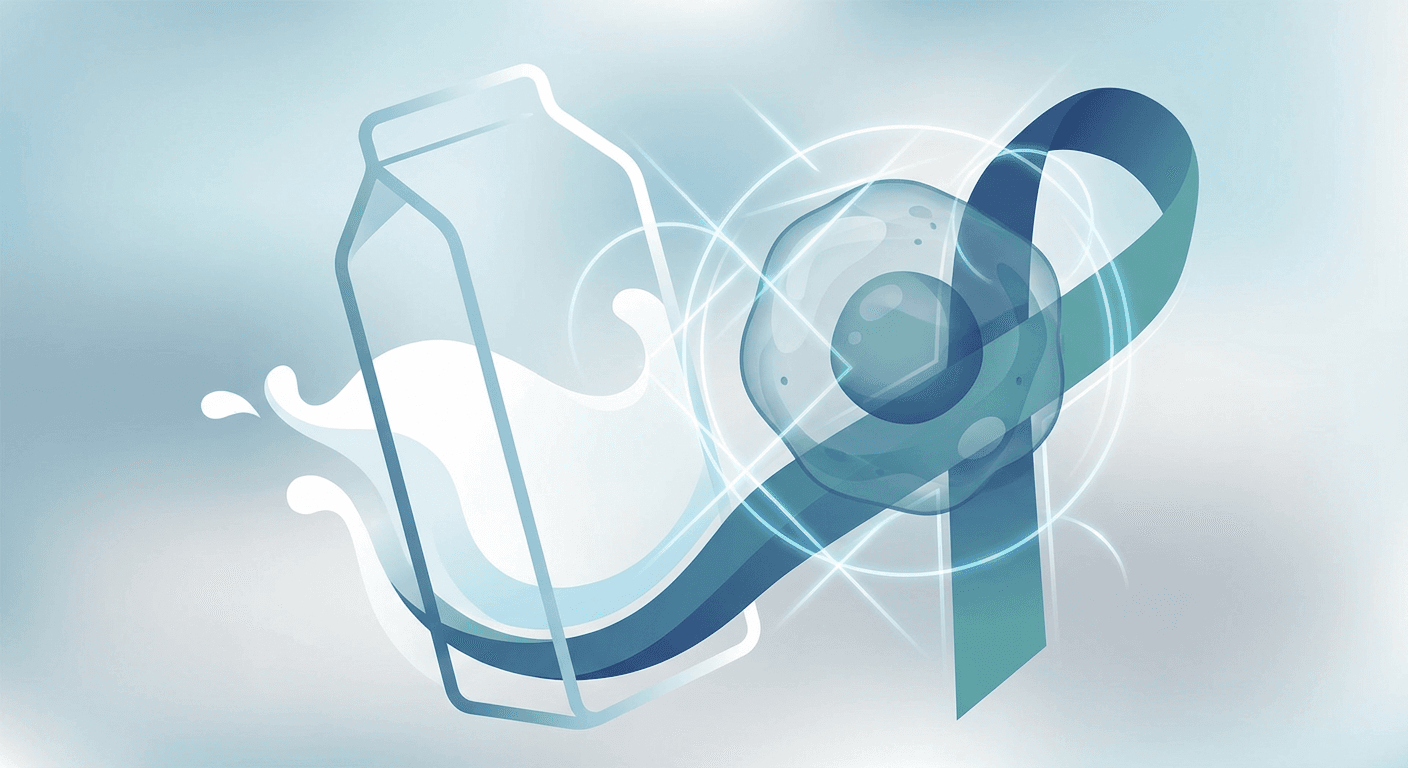 Medical illustration for 乳腺癌患者能吃奶制品吗?安全性与影响详解 - Persly Health Information