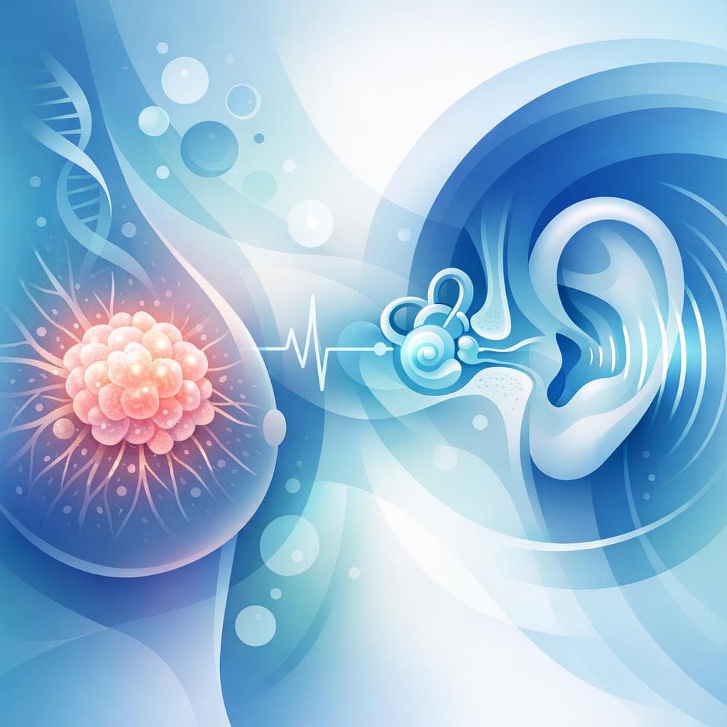 Medical illustration for 乳腺癌会导致听力下降吗?原因与管理全解析 - Persly Health Information