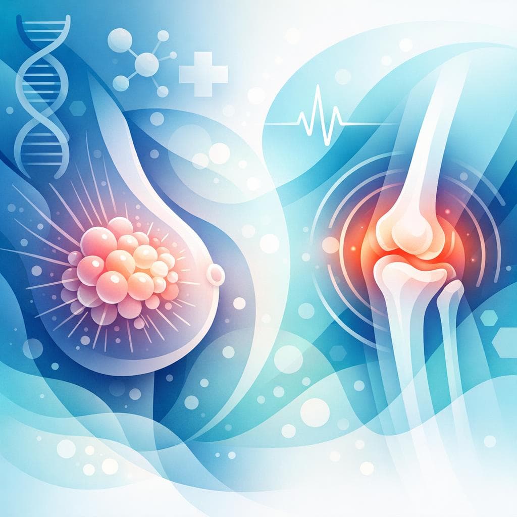 Medical illustration for Joint Pain in Breast Cancer: Causes and Relief - Persly Health Information